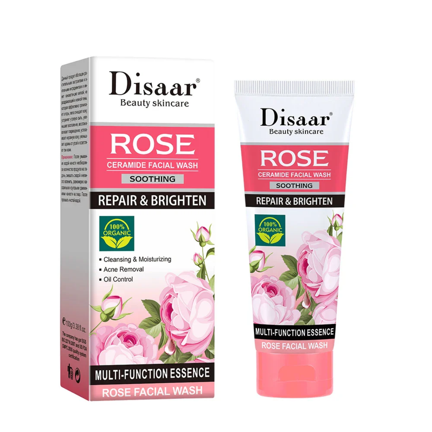 Limpiador Facial Disaar Ceramida Rosas - Vida Essencial